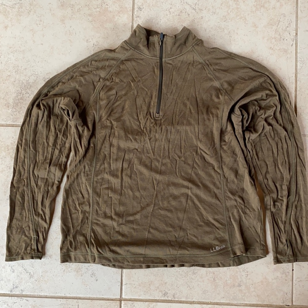 LLBean Midweight Merino Wool Shirt